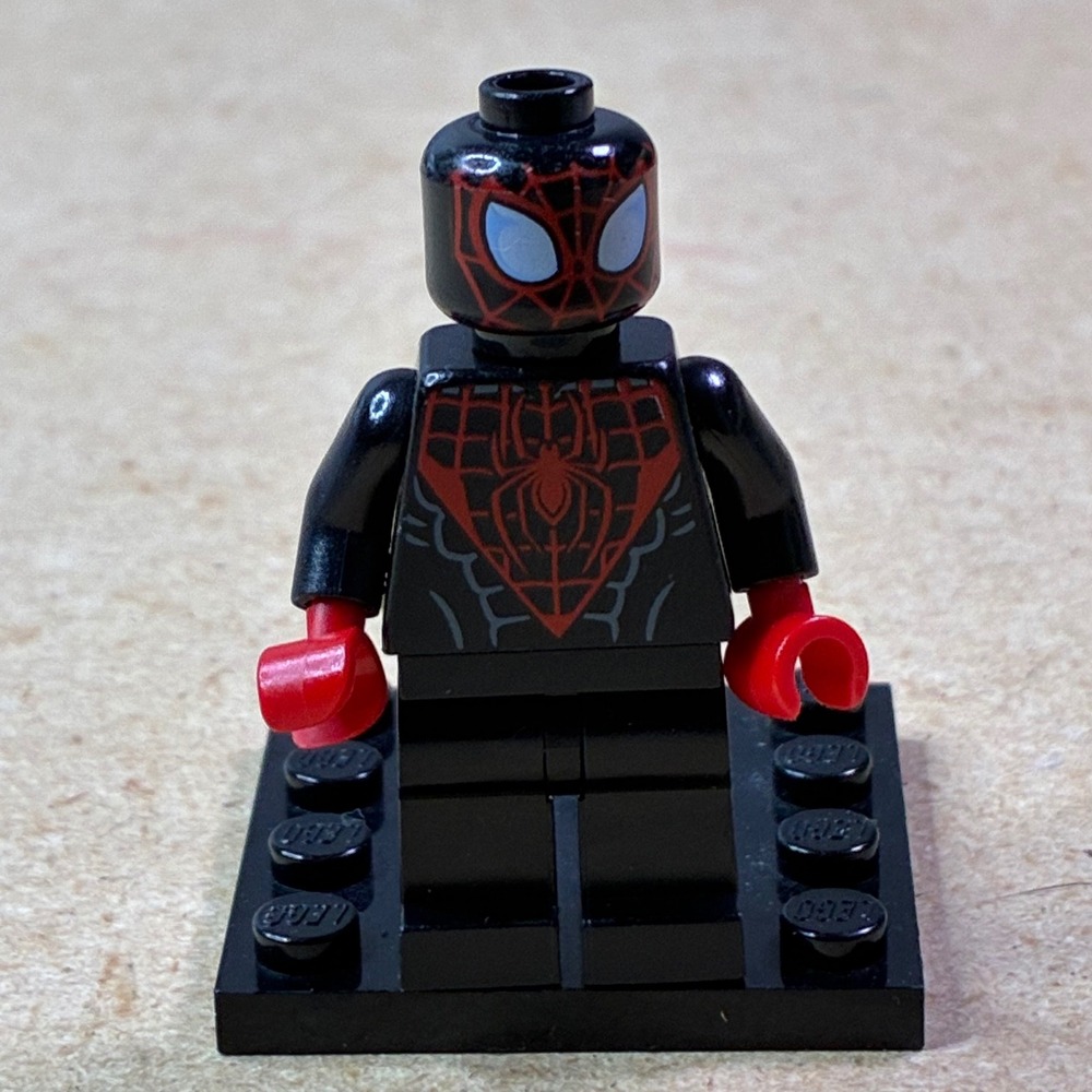 LEGO Miles Morales BLACK SPIDER-MAN 76036‎ Super Hero Minifigure Figure